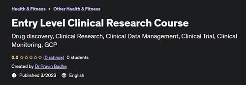 Entry Level Clinical Research Course