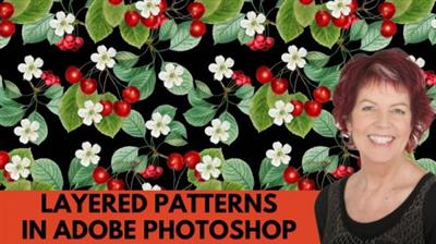 Layered Patterns in Adobe Photoshop - A Graphic Design for  Lunch Class