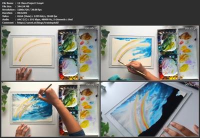 Watercolor Landcsapes: Let Us Create Fun Rainbow  Effects 3e3580b54a5a7a87dcef5427a7ee248e