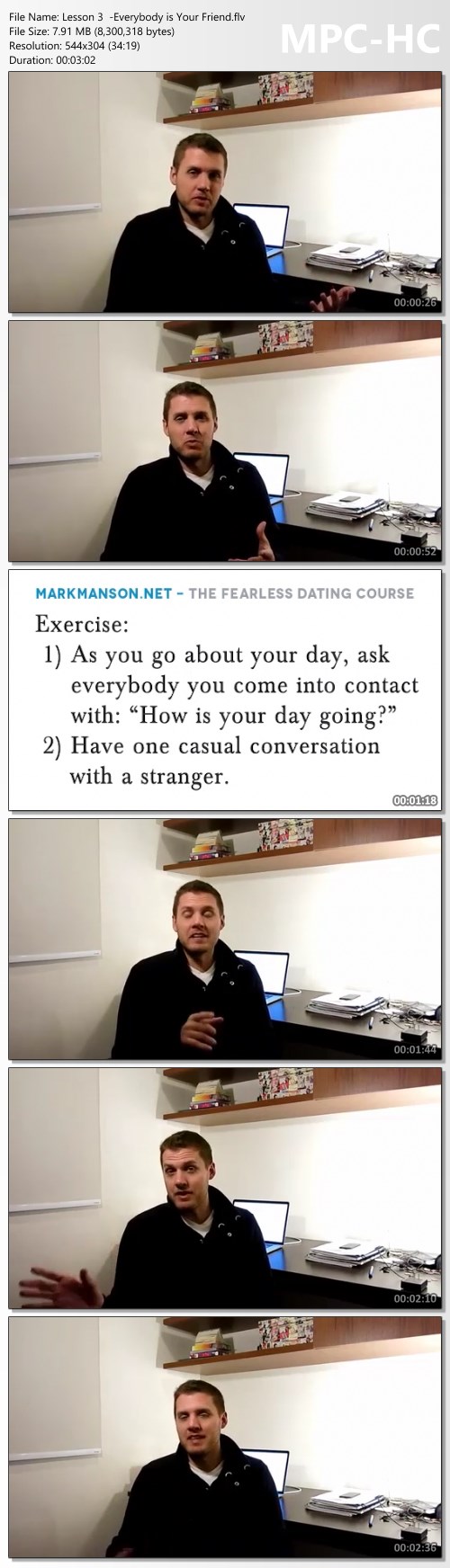 The Fearless Dating Course - Mark Manson
