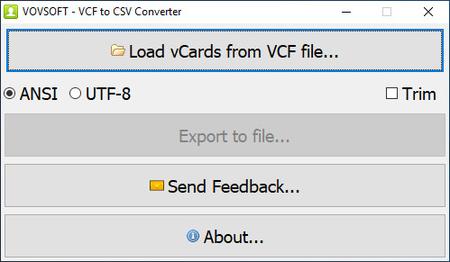 VovSoft VCF to CSV Converter 3.9.0 Multilingual + Portable