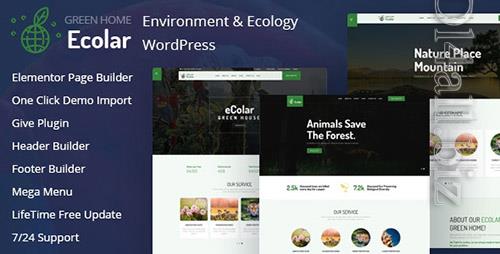 ThemeForest - Ecolar v2.0.0 - Environment & Ecology WordPress Theme/35112763