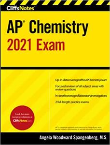 CliffsNotes AP Chemistry 2021 Exam 2021 Exam