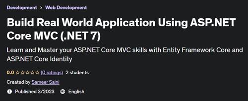 Build Real World Application Using ASP.NET Core MVC (.NET 7)