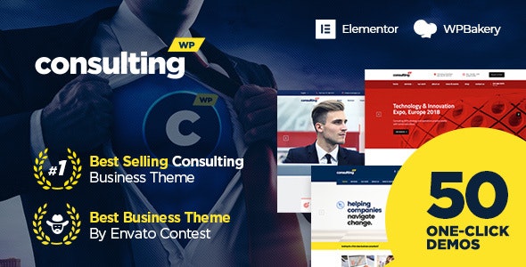 ThemeForest - Consulting v6.4.2 - Business, Finance WordPress Theme - 14740561 - NULLED