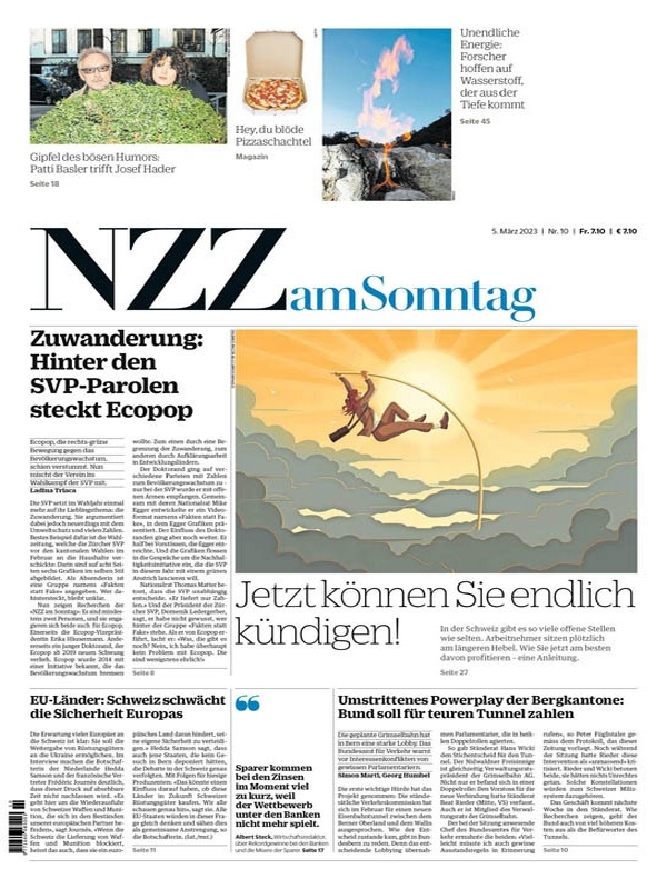 Neue Zurcher Zeitung am Sonntag vom 05 März 2023