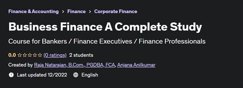 Business Finance A Complete Study