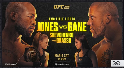 Смешанные единоборства. UFC 285: Джон Джонс - Сирил Ган. Full Event [04.03] (2023) HDTV 1080i