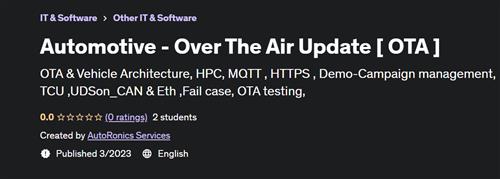 Automotive –  Over The Air Update [ OTA ]