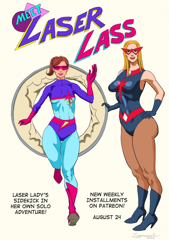 Legmuscle - Laser Lass Porn Comics