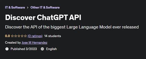 Discover ChatGPT API