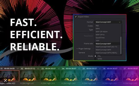 MainConcept Codec Plugin 1.4 for DaVinci Resolve (x64)