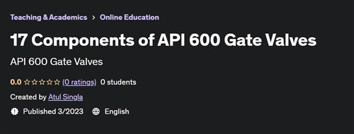 17 Components of API 600 Gate Valves