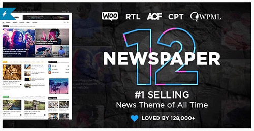 Themeforest - Newspaper v12.3 - News & WooCommerce WordPress Theme NULLED/5489609