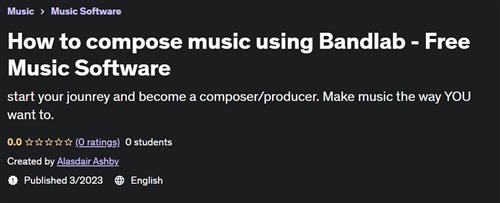 How to compose music using Bandlab - Free Music Software