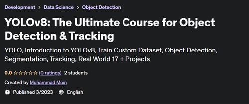 YOLOv8 The Ultimate Course for Object Detection & Tracking