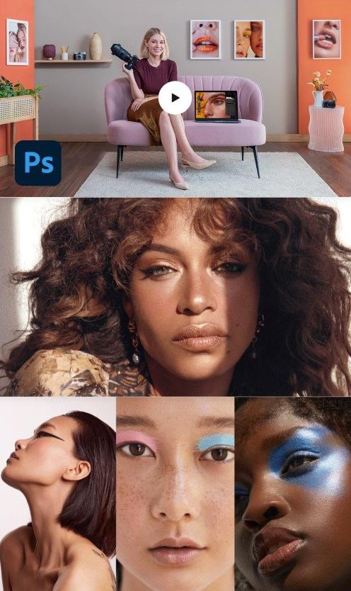 Domestika – Retouching for Diverse Skin Tones in Photoshop –  Free Download