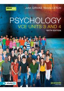Psychology VCE Units 3 & 4, 6th Edition
