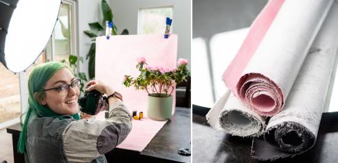 DIY Product Photography Backdrop Create a Portable Canvas Surface