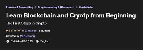 Learn Blockchain and Cryotp from Beginning