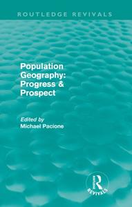 Population Geography Progress & Prospect