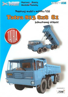 Грузовик-самосвал Tatra 813 8x8 S1 (PNHT 038)