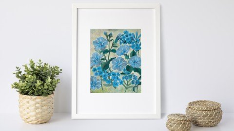 Create A Gouache Floral Using A Stencil In Procreate –  Download Free