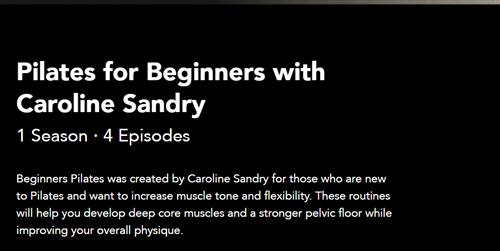 Gaia - Pilates for Beginners with Caroline Sandry