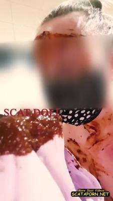 Scat Doll – Panty Pooping, Smearing, Smelling, Gagging - actress Amateurs (9 March 2023 / 1.22 GB)