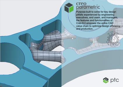 PTC Creo 8.0.8.0 with HelpCenter Win x64