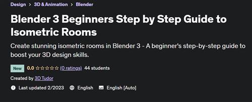 Blender 3 Beginners Step by Step Guide to Isometric Rooms