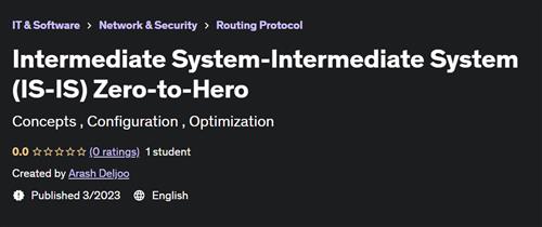 Intermediate System– Intermediate System (IS– IS) Zero– to– Hero –  Download Free