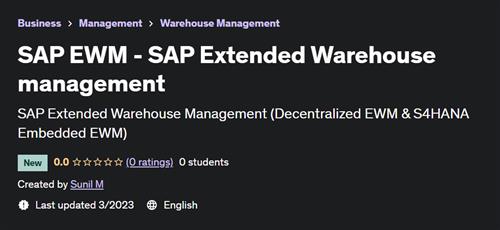 SAP Extended Warehouse management (2023)