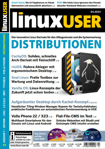 LinuxUser Magazin Nr 04 April 2023