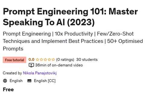 Mastering Prompt Engineering Learn to How to Talk to AI –  Download Free
