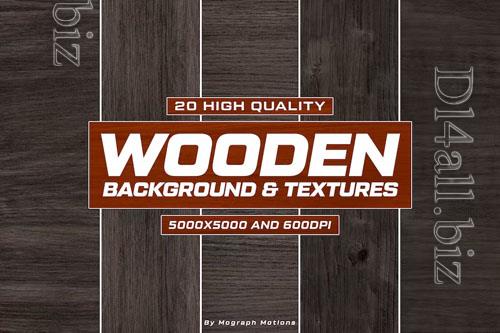 20 Wooden Background Textures