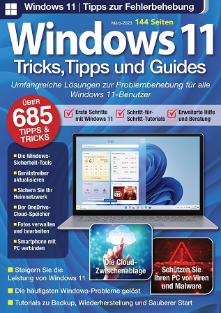 Windows 11 Tricks, Tipps und Guides Magazin - März 2023