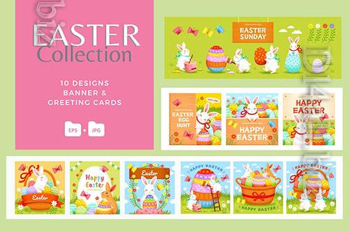 Easter Holiday Vector Collection