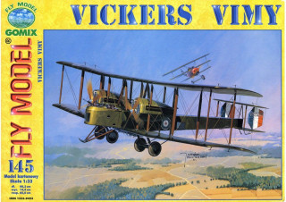  Vickers VIMY, , 1917. (Fly Model 145)