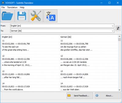 VovSoft Subtitle Translator  2.2