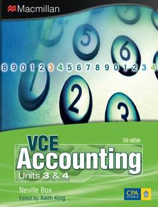 VCE Accounting Units 3 and 4, 5th Edition