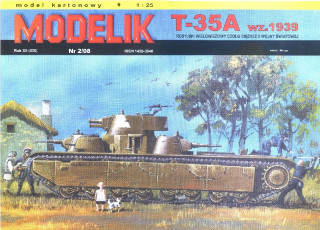Тяжелый танк Т-35А, 1939г. (Modelik 2/2008)