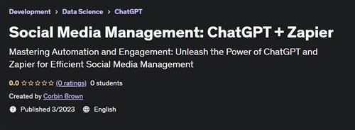 Social Media Management ChatGPT + Zapier