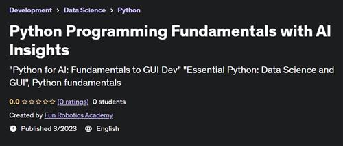 Python Programming Fundamentals with AI Insights –  Download Free