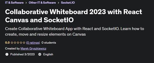 Collaborative Whiteboard 2023 with React Canvas and SocketIO –  Download Free