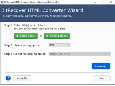 BitRecover HTML Converter Wizard 4.3