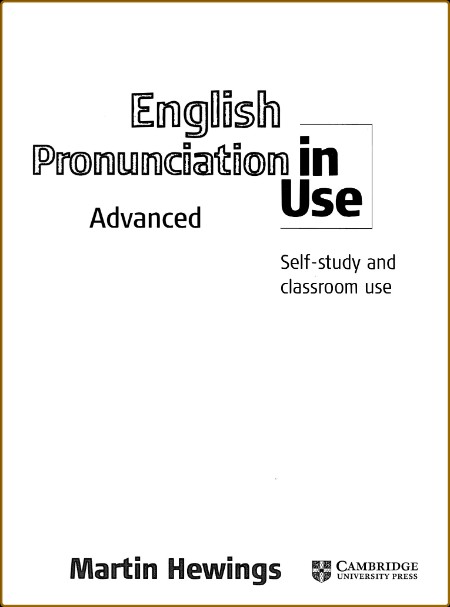 English Pronunciation in Use Advanced Book with Answers, 5 - Martin Hewings  7a23cdb365ee2378c6521af9897014e4