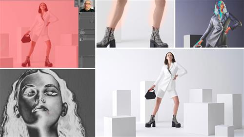 Karl Taylor – White Blocks Fashion  Post-Production