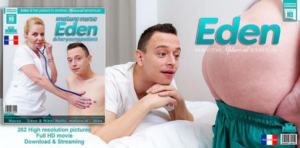 Eden is a mature nurse who has the best fucking medicine for her younger patients, and they love it - Eden [Mature.nl/Mature.eu] (FullHD 1080p)
