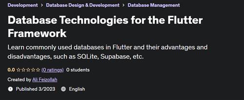 Database Technologies for the Flutter Framework